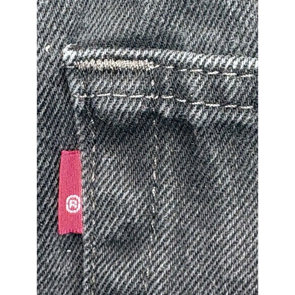 Levi’s 505 Men’s Jeans Straight Leg Regular Fit Black Denim 36x29 Measures 36x28 - Picture 8 of 8